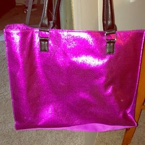 A purple bag